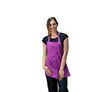 tessile astorino Abbigliamento per parrucchieri ed estetiste, bar e ristoranti, infermieri, dottori, giacche, completi, davantini, (davantino per parrucchiera ed estetista, fuxia scuro)