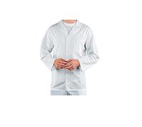 tessile astorino Camice da Lavoro Uomo - Bianco - Divisa da Alimentaristi - Camici per Alimentari, Cassiere, Centro Estetico, Negozio Alimentare, Supermercati, Panificio, Macelleria (M)