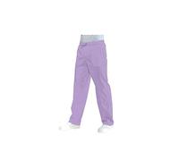 tessile astorino Pantaloni Cuoco con Elastico - Pantalone Chef Lilla - Divisa per Cucina e Ristorante - 65% Poliestere 35% Cotone - Uomo, Donna - Made in Italy (M)