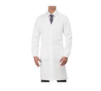 tessile astorino Ricamo Gratuito - Camice Sanitario da Lavoro Bianco - Divisa Manica Lunga Uomo - Camici Laboratorio per Dottore, Medico, Struttura Sanitaria, Infermiere, Veterinario
