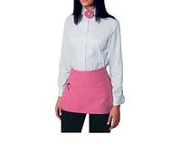tessile astorino Ricamo Gratuito - Grembiule da Cucina Corto - Divisa da Lavoro Donna - Grembiuli per Barista, Cameriera, Bar, Ristorante, Hostess, Casalinga - Made in Italy (Rosa)