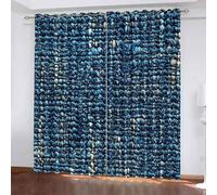 Tessile Consistenza Oscurante Tenda,Moderno Opaco Tende,Termica Isolante Protezione Della privacy Tende Per Soggiorno Camera Da Letto Finestre Corridoio 2 Pannel Con Occhielli 85L x 200A CM