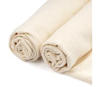 TESSTSY 2 Pezzi Tufting Cloth 67 X 50Cm Panno per Tufting, Tela Per Ricamo, Durevole Tessuto per Ricamo, Lavabile Tela Aida, Primario Telo Lino per Punch Ago Aghi, Tappeti Fai Da Te
