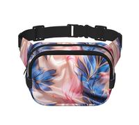 Tessuti di seta Borsa a tracolla da viaggio fitness, alla moda e casual, marsupio quadrato a doppio strato, nero, taglia unica, Nero, One Size