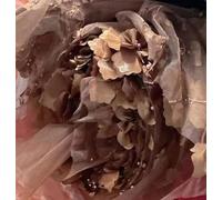 Tessuti in tulle ricamato con pizzo, Beading 3D Embroidered Lace Fabric Multicolor 1M Or 5M(Coffee,1Meter)