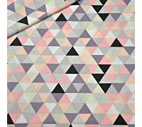 Tessuto 100% cotone per bambini, al metro, cucito, motivo animali, 100 x 160 cm, 1 m