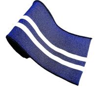 Tessuto a costine, DIY Rib Knit Cuff Fabric Multicolor 100x8cm(Royal Blue)