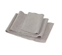 Tessuto a maglia a coste TinaKim, materiale di rivestimento del colletto dell'orlo del polsino in vita (grigio, 90x16cm)