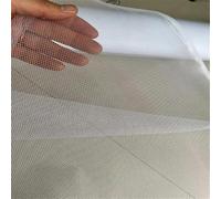 Tessuto a maglia elasticizzato, Hard Stiff Mesh See Through Tulle Netting Fabric Black and White 160 cm x 5-10 M(White,160cm x 5M)