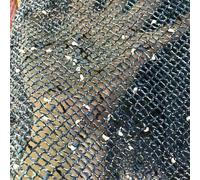 Tessuto a rete con cielo stellato che fa abbigliamento da donna abbigliamento per la casa camicetta cava cucito tessuto a rete