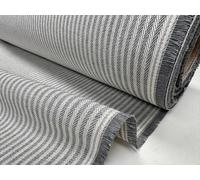 Tessuto a righe a spina di pesce Linen Look Lines Materiale cuscino - Larghez...