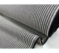 Tessuto a righe a spina di pesce Linen Look Lines Materiale cuscino - Larghez...