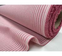 Tessuto a righe a spina di pesce Linen Look Lines Materiale cuscino - Larghez...