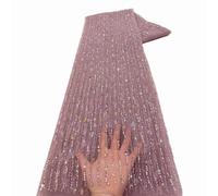 Tessuto africano del pizzo 2025 paillettes in rilievo ricamo sposo nigeriano da sposa tessuto di pizzo francese di tulle di alta qualità per la cerimonia nuziale