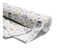 Tessuto al metro cotone 1M x 160 cm - Tessuti e stoffe per cucito creativo decorazione e fai da te Stoffa ideali per abbigliamento arredamento Oeko-Tex Gufi