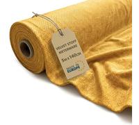 Tessuto al metro velluto 5 m x 140 cm - Tessuti e stoffe per cucito creativo decorazione e fai da te Stoffa ideali per abbigliamento arredamento certificato Oeko-Tex caramella mou