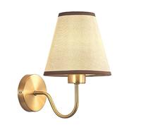 Tessuto americano Luce da parete interno, camera da letto decorazioni per decorazioni da parete appesa, lantegola per montaggio della parete moderna nordica, lanterna di design E27 nel corridoio