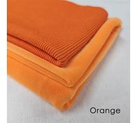Tessuto anti-pilling in pile polare velour con costine abbinate Combinato