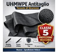 Tessuto Antitaglio Professionale - UHMWPE Classe 5 - Resistente e Cucibile