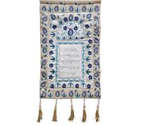Tessuto Artb Decorazione Parete Melograni Ornamento Seta Grezza Benvenuto...