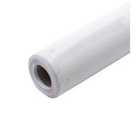 Tessuto Autoadesivo in Microfibra, Tessuto Cielo A Tissu Garniture De Toit Auto-adhésif, Ameublement Collant Pour Intérieur Voiture, Bricolage Artisanat(White,30cm x 140cm)