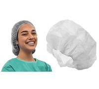 Tessuto Cappe una volta Cappe Barett Cappe Op Cappe Testa sorella cappe Cappe bianco igiene 100 pezzi marca di tiga-med