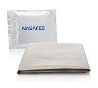 Tessuto conduttivo - Misura grande - 92 x 108 cm - Rame/Ripstop Tessuto Nickel - poliestere con filamenti conduttivi intrecciati