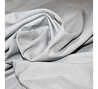 Tessuto Cotone al Metro Tinta Unita h. 280 cm Tappezzeria Tende (802. Grigio Chiaro)