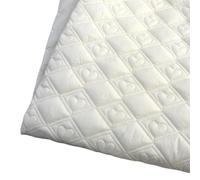 Tessuto cotone trapuntato Tessuto di cotone bianco e nero caldo for cappotto gonna borsa for il trucco creativo stilista fai da te materiale cucire stoffa fatto a mano(White)