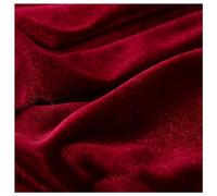 Tessuto da Tappezzeria in Velluto al Metro Materiale in Velluto Morbido e Liscio Tessuto Decorativo in Velluto per Abbigliamento, Tende, Mobili Imbottiti, Confezioni Regalo, 100x160cm(Color:Burgundy 1