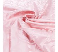 Tessuto Damasco Raso Al Metro Taglio 280x280 cm Rosa Lucido Cuscini Tovaglie