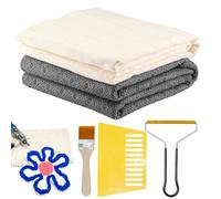 Tessuto del tappeto con linee contrassegnate | Set di monastero tenace in tufting, tufting, monastero trasportatore non scivolato, miscelazione in accessori per la fabbricazione di tappeti per il