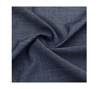 Tessuto Denim Elasticizzato Tessuto In Cotone Tinta Unita Dermocompatibile Traspirante Adatto Per Giacche, Cappotti, Gonne Di Jeans, Jeans 150 cm di Larghezza(Color:Blue 5)