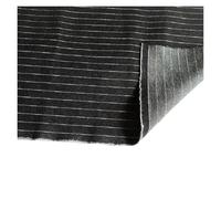 Tessuto denim lavato, Tessuto denim di cotone elastico elasticizzato dopo il lavaggio multicolore 100x150 cm for cucire(Black)