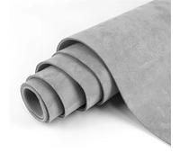 Tessuto di cappella in chamomile con schiuma di sostegno 150cm di larghezza tessuto di rivestimento in velluto per la rivestimento del tetto dell'auto riduzione del rumore(Light Grey,100cm x 150cm)