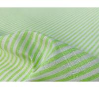 Tessuto di lino a righe caramelle materiale cotone leggero zecche linee bianc...