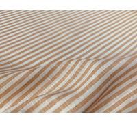 Tessuto di lino a righe caramelle materiale cotone leggero zecche linee bianc...