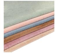 Tessuto di Pelliccia Sintetica da Cucire Pelliccia Finta Materiale Tessuto a Pelo Corto da 8mm per Coperte Artigianato Tappezzeria Biancheria da Letto Abbigliamento Stuoie Rivestimenti(Color:Pink 3,Si