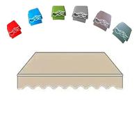 Tessuto di ricambio canopy senza cornice, resistente per giardino e balconi, colore: cammello 3 x 2 m/10 x 6,5 ft)