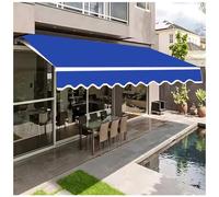 Tessuto di ricambio durevole per tenda da balcone, copertura impermeabile per patio, terrazza, giardino, resistente ai raggi UV, 4 x 1,5 m, uso esterno.