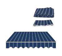 Tessuto di ricambio durevole per tenda da giardino, copertura per baldacchino esterno, 3,7 x 2,4 m, panno per ombrellone (350 x 250 cm), resistente alle intemperie e ai raggi UV. Materiale per tenda