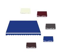 Tessuto di ricambio durevole per tende da sole 350 x 300 cm e 350 x 250 cm, parasole da esterno con mantovana resistente alle intemperie (500 x 300 cm)