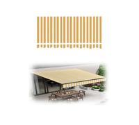 Tessuto di ricambio for tenda da sole retrattile for patio,Parasole in tela cerata a righe,Per l'ombra del balcone del cortile o del terrazzo(10x4.9ft(3 * 1.5m))