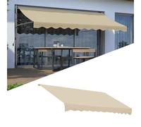 Tessuto di ricambio impermeabile per esterni, per terrazza, balcone e portico, 185 cm, baldacchino da giardino per proteggere il cortile