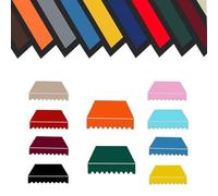 Tessuto di ricambio impermeabile resistente ai raggi UV per tenda a clip retrattile 2,4 x 2 m (200 x 150/300 x 250 cm) rosa con mantovana durevole materiale esterno