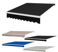 Tessuto di ricambio in poliestere ripstop impermeabile per esterni, 280 g, 4 x 3,5 m, copertura durevole per telai non inclusi