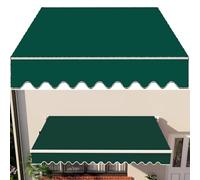 Tessuto di ricambio in tela impermeabile e resistente ai raggi UV, 3 x 2,4 m, copertura per tenda retrattile per patio, giardino e cortile - Markisenbespannung Material
