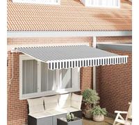 Tessuto di ricambio per baldacchino rettangolare, impermeabile, resistente ai raggi UV, per balcone, giardino e terrazza, copertura esterna durevole e facile da montare