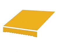 Tessuto di ricambio per parasole in poliestere, protezione UV e tenda per balcone e terrazza, A02, 4,5 x 3,5 m, soluzione resistente all'ombra per esterni