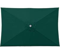 Tessuto di Ricambio per Parasole Retangolare 2x3m - Facile da Installare E Pulire - UV50+, Impermeabile - Compatibile con Giardino, Terrazzo, Piscina(Green)